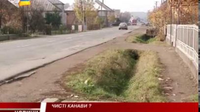 В деяких селах Іршавщини стічні канави біля будинків давно не бачили рук господарів