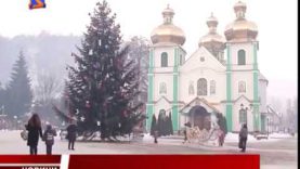 В Рахові засяяла Новорічна ялинка