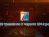Підсумкова програма «7 днів» за тиждень 28 травня – 03 червня травня 2018 року