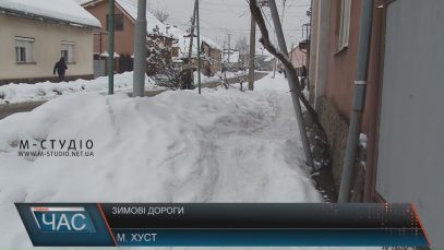 У Хусті для прибирання снігу не вистачає техніки