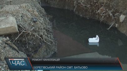 У Батьові на Берегівщині замість нової каналізації – смердючі калюжі
