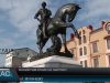 В центрі Мукачева з’явилася кінна скульптура святога Мартина