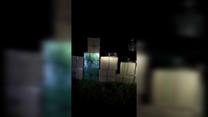 На березі Тиси контрабандисти покинули 50 ящиків із цигарками