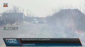 Закарпаття тоне у диму від спалювання листя і трави