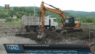 У Кобилецькій Поляні на Рахівщині укріплюють береги Шопурки
