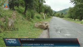 Камінь, що скотився з гори на ділянку жительки Хустщини, уже місяць не можуть прибрати