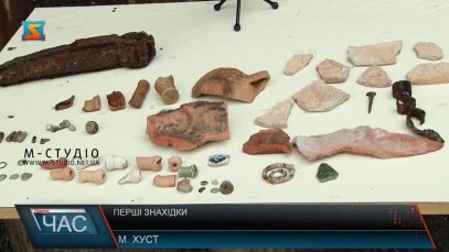 Археологічні розкопки Хустського замку принесли перші результати