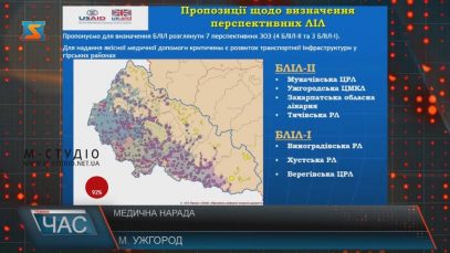 Закарпатські медики пропонують створити в області єдиний госпітальний округ з сімома лікарнями