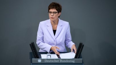 German Bundestag session in Berlin