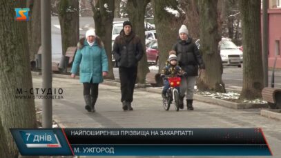 Найпоширеніші прізвища на Закарпатті