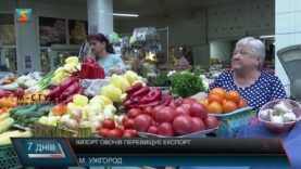 Імпорт овочів перевищує експорт